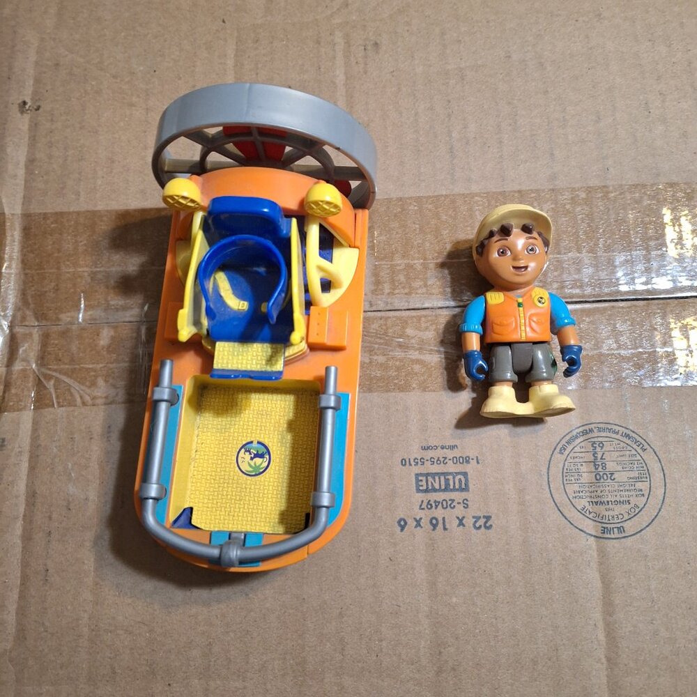 Go Diego go figure and boat